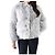 Balmain Bomberjacke aus Kunstfell Blau - Ansicht 2