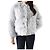 Balmain Bomberjacke aus Kunstfell Blau - Ansicht 9
