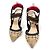 Fendi Scarpe con tacco slingback Colibri in lana multicolore per donne