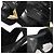 Louis Vuitton Sandali da donna BAHIANA in suede nero con cinturino - vista 7