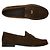 Burberry Loafer Rupert de Camurça Marrom - vista 3