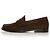 Burberry Loafer Rupert de Camurça Marrom - vista 4