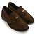 Burberry Loafer Rupert de Camurça Marrom - vista 5