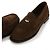 Burberry Loafer Rupert de Camurça Marrom - vista 8
