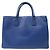 Prada Borsa Galleria blu navy - vista 3
