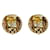 Chanel Pendientes redondos CC de perlas Dorado - vista 3