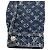 Louis Vuitton Monogramm-Denim-Jacke Blau - Ansicht 3