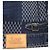 Louis Vuitton Monogramm-Denim-Jacke Blau - Ansicht 4