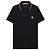 Moncler Polo aus Baumwoll-Piqué mit Besatz
