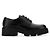 Prada Scarpe Derby in pelle spazzolata Nero