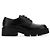 Prada Scarpe Derby in pelle spazzolata Nero - vista 4