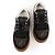 Fendi Match Basso in Camoscio Nero Marrone - vista 4