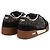 Fendi Match Basso in Camoscio Nero Marrone - vista 8