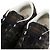 Fendi Match Basso in Camoscio Nero Marrone - vista 9