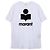 Isabel Marant Leinen T-Shirt mit kurzen Ärmeln