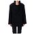 Saint Laurent Abrigo de lana de doble botonadura Negro