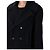 Saint Laurent Abrigo de lana de doble botonadura Negro - vista 6