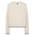 Thom Browne Langarm-Rippstrickpullover Weiß  - Ansicht 4