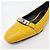 Scarpe flat Hermès Bilbao Giallo - vista 5
