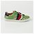 Gucci Sneakers Ace Crystal Web Stripe Verde - vista 2