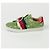 Gucci Sneakers Ace Crystal Web Stripe Verde - vista 5