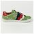 Gucci Sneakers Ace Crystal Web Stripe Verde - vista 6