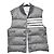 Thom Browne Colete acolchoado de nylon mate com enchimento de plumas Marrom