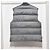 Thom Browne Colete acolchoado de nylon mate com enchimento de plumas Marrom - vista 3