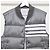 Thom Browne Colete acolchoado de nylon mate com enchimento de plumas Marrom - vista 4
