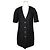 Chanel Tweedjacke mit mehrfarbigen Perlen Schwarz
