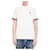 Moncler Polo-Shirt mit Logo-Patch Weiß