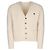 Céline Kabelstrick-Cardigan aus Kaschmir Weiß - Ansicht 4