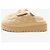 Chanel Sneakers Mule Trapuntate con Chiusura Beige Marrone - vista 3