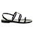 Saint Laurent Leder Sandalen New Cassandra BDATT