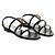 Saint Laurent Leder Sandalen New Cassandra BDATT - Ansicht 5
