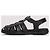 Prada Sandali da pescatore in gomma Nero - vista 5