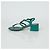 Chanel Sandali con cinturino logo CC Taglia Verde - vista 9