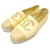 Espadrillas Chanel Giallo Pelle