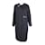 Abrigo Lap Hermès Negro Paño