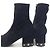 Botines de ante Valentino Negro - vista 3