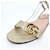 Sandali Gucci Marmont D'oro  - vista 5