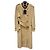 Louis Vuitton Trench coat con cuello y cinturón Castaño