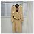 Louis Vuitton Trench coat con cuello y cinturón Castaño - vista 2