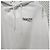 Balenciaga Felpa con stampa logo onda bianca a maniche lunghe Bianco - vista 3