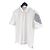 Moncler Gamma Blau Polo Kurzarm T-Shirt Weiß