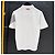 Moncler Gamma Blau Polo Kurzarm T-Shirt Weiß - Ansicht 3
