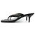 Louis Vuitton Sandalo Pantofola Nero - vista 2