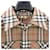 Burberry Giacca Camicia Oversize Marrone  - vista 6