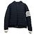Thom Browne Piumino con cappuccio a tre strisce Blu