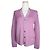Salvatore Ferragamo Lila Wollstrickjacke